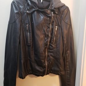 Free People Faux Leather Jacket